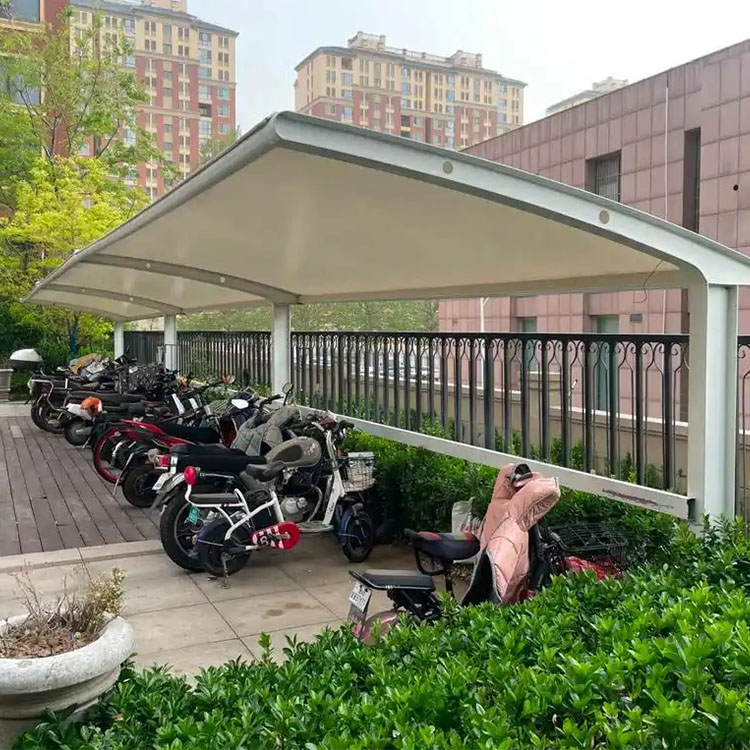 固安县膜结构电动车棚